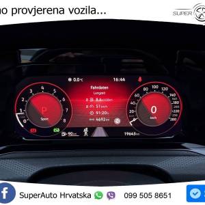 VW Golf 8 GTI 2.0 TSI DSG 245 KS, LED+ACC+PANO+GR SJED+KAM+PARK