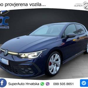 VW Golf 8 GTI 2.0 TSI DSG 245 KS, LED+ACC+PANO+GR SJED+KAM+PARK