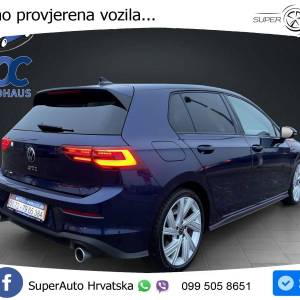 VW Golf 8 GTI 2.0 TSI DSG 245 KS, LED+ACC+PANO+GR SJED+KAM+PARK