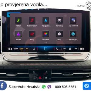 VW Golf 8 Variant 2.0 TDI DSG Style 150 KS, LED+ACC+360+GR SJED+VIRT+MASAŽA+PARK