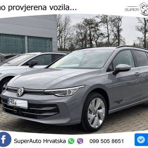 VW Golf 8 Variant 2.0 TDI DSG Style 150 KS, LED+ACC+360+GR SJED+VIRT+MASAŽA+PARK