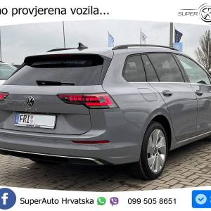 VW Golf 8 Variant 2.0 TDI DSG Style 150 KS, LED+ACC+360+GR SJED+VIRT+MASAŽA+PARK