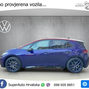 VW ID.3 GTX Performance 84 kWh FIRE+ICE 326 KS, LED+ACC+PANO+GR SJED+360+MASAŽA