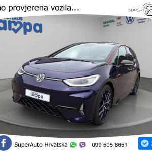 VW ID.3 GTX Performance 84 kWh Fire+Ice 326 KS, LED+ACC+PANO+GR SJED+HEAD+PARK