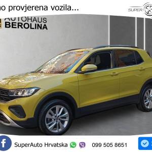 VW T-Cross 1.5 TSI DSG Life 150 KS, KAM+KEY+GR SJED+VIRT+LANE
