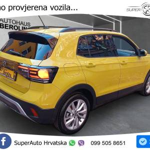 VW T-Cross 1.5 TSI DSG Life 150 KS, KAM+KEY+GR SJED+VIRT+LANE