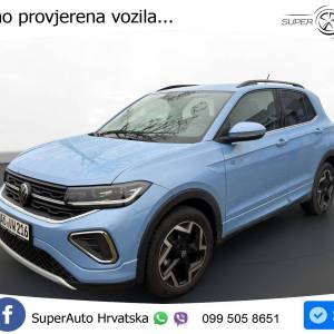 VW T-Cross 1.5 TSI DSG R Line 150 KS, ACC+KAM+KEY+GR SJED+VIRT+LANE