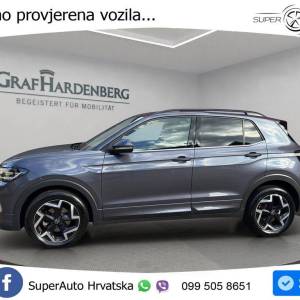 VW T-Cross 1.5 TSI DSG R Line 150 KS, ACC+KAM+GR SJED+LED+LANE