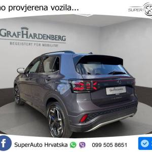 VW T-Cross 1.5 TSI DSG R Line 150 KS, ACC+KAM+GR SJED+LED+LANE