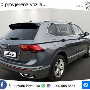 VW Tiguan Allspace 2.0 TDI 4M DSG R line 150 KS, KAM+GR SJED+LED+LANE