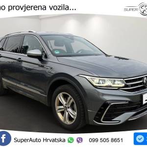 VW Tiguan Allspace 2.0 TDI 4M DSG R line 150 KS, KAM+GR SJED+LED+LANE