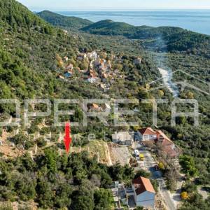 Zemljište od 1108m2 s pogledom na more, Babino Polje, Mljet