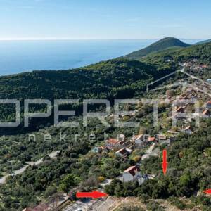 Zemljište od 1108m2 s pogledom na more, Babino Polje, Mljet