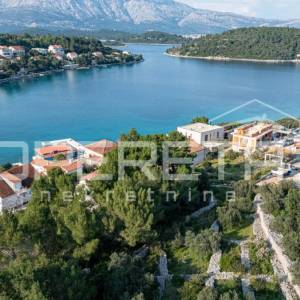 Atraktivno zemljište 507 m2, pogledom na more, Lumbarda