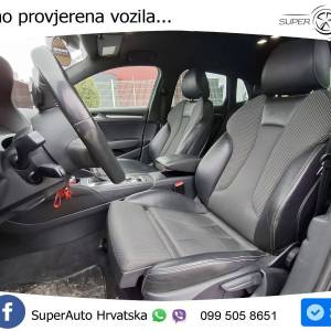 Audi A3 Sportback 2.0 TDI quattro Aut. 3x S line 184 KS, REG 01/27 TEM+PDC+NAVI