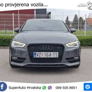 Audi A3 Sportback 2.0 TDI quattro Aut. 3x S line 184 KS, REG 01/27 TEM+PDC+NAVI