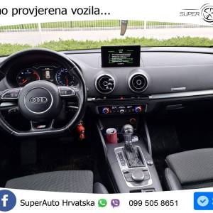 Audi A3 Sportback 2.0 TDI quattro Aut. 3x S line 184 KS, REG 01/27 TEM+PDC+NAVI