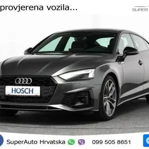 Audi A5 SB 40 TFSI S tronic 2xS line 204 KS, ACC+KAM+GR SJED+VIRT+NAVI
