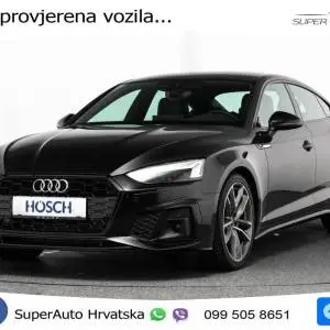 Audi A5 SB 40 TFSI S tronic 2xS line 204 KS, MATRIX+ACC+GR SJED+KAM+VIRT+PDC
