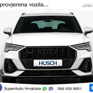 Audi Q3 35 TDI quattro S tronic 2x S line 150 KS, ACC+KAM+GR SJED+VIRT+NAVI
