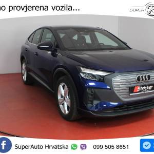 Audi Q4 Sportback e-tron 40 286 KS, ACC+LED+KAM+GR SJED+VIRT+ASIST