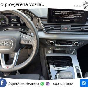 Audi Q5 55 TFSIe quattro S tronic S line 367 KS, ACC+360+KEY+GR SJED+VIRT+LANE
