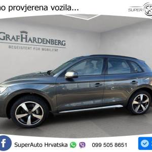 Audi Q5 55 TFSIe quattro S tronic S line 367 KS, ACC+360+KEY+GR SJED+VIRT+LANE