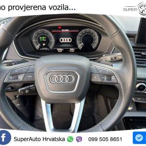 Audi Q5 55 TFSIe quattro S tronic S line 367 KS, ACC+360+KEY+GR SJED+VIRT+LANE