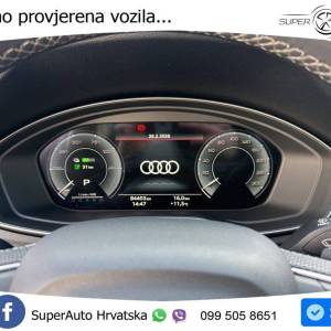 Audi Q5 55 TFSIe quattro S tronic S line 367 KS, ACC+360+KEY+GR SJED+VIRT+LANE
