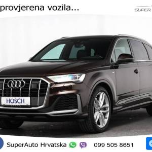 Audi Q7 55 TFSIe quattro tiptronic 2xS line 381 KS, LED+ACC+GR SJED+KAM+VIRT+PDC