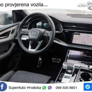 Audi Q8 60 TFSIe quattro Aut. S line 489 KS, ZRAČNI+ACC+360+GR SJED+HEAD+PANO