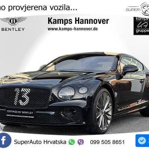Bentley Continental GT Speed 6.0 TSI W12 AWD DCT Bespoke 659 KS, ZRAČNI+ACC+360