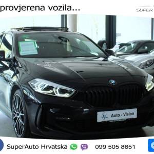 BMW 118i Aut. M Sport 136 KS, PANO+ACC+KAM+GR SJED+KEY+VIRT+LANE