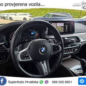 BMW 520d xDrive Aut. Luxury Line 190 KS, ZRAČNI+ACC+KAM+4xGR SJED+HEAD+ASIST
