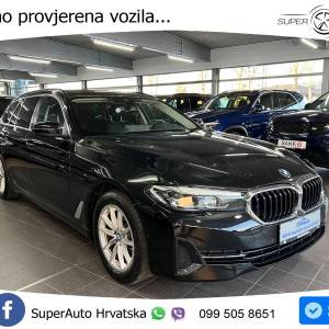 BMW 520d xDrive Touring Aut. 190 KS, ZRAČNI+KAM+LED+GR SJED+VIRT+NAVI+ASIST