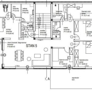 Četverosoban stan S5 na 2. katu novogradnji u Kanfanaru