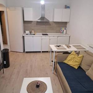 Donji grad, 2-sobni stan 25m2 u prizemlju zgrade, terasa na korištenje