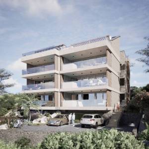 DRAMALJ - Apartman 105 m2 na drugom katu, 150 m od mora, dvije terase, parking