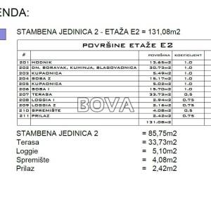 Dvosoban stan 110,30 m2 – Zadar - Diklo *Odlična lokacija* (ID-2590/E)