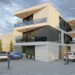 Dvosoban stan s velikim vrtom 100 metara do rive.