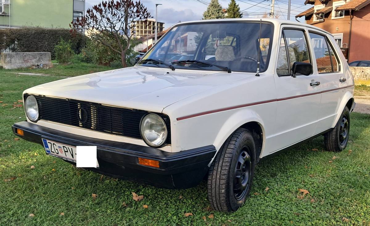 Golf I, dizel, 1.6, 40 kW, TAS, 236.600 km, 2. vlasnik, oldtimer, reg.