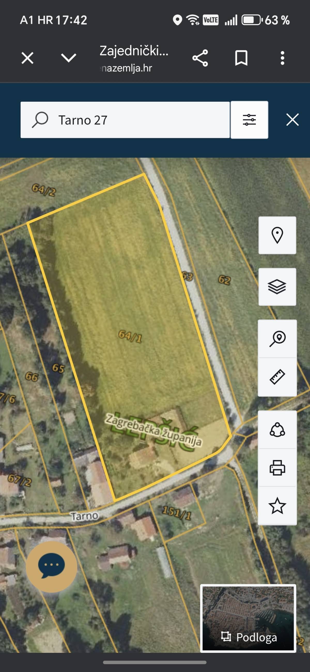 Građevinsko-poljoprivredno zemljište 18000m2 sa kučom