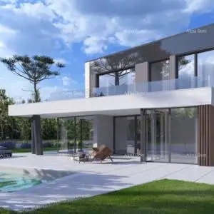 Građevinsko zemljište 1.000 m² s projektom, okolica Poreča