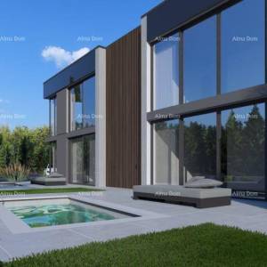 Građevinsko zemljište 1.000 m² s projektom, okolica Poreča