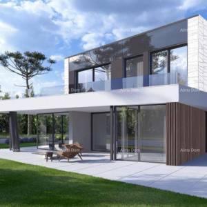 Građevinsko zemljište 1.000 m² s projektom, okolica Poreča