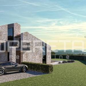 ISTRA, KANFANAR - Moderna kuća s bazenom i otvorenim pogledom na Limski kanal