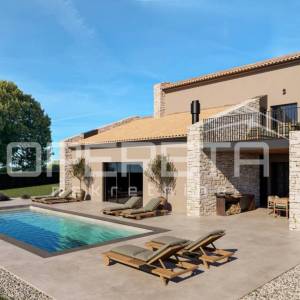 ISTRA, KANFANAR - Moderna kuća s bazenom i otvorenim pogledom na Limski kanal