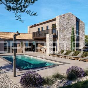 ISTRA, KANFANAR - Moderna kuća s bazenom i otvorenim pogledom na Limski kanal