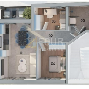 Istra, Pula, Kaštanjer, novogradnja, 2s+db