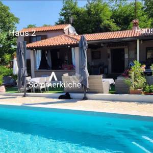 Istra, Sveta Nedelja, Oaza mira  2x Idilične kuće - na velikoj parceli od  2167m² - okružene prirodom